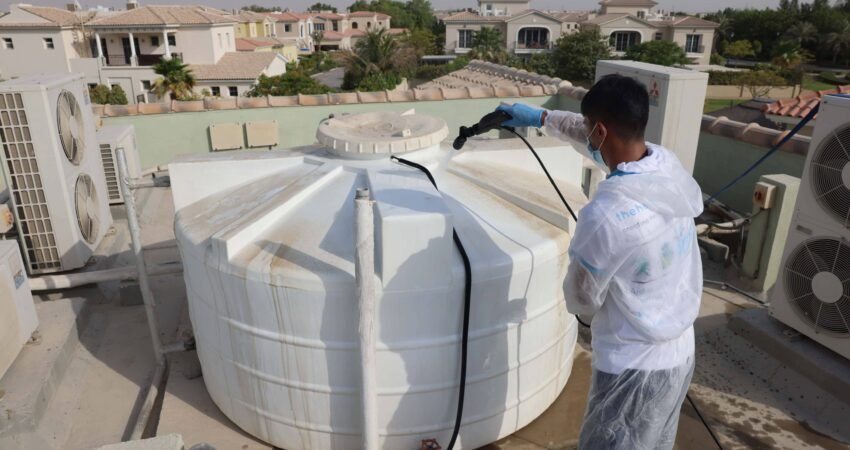 water tank cleaning